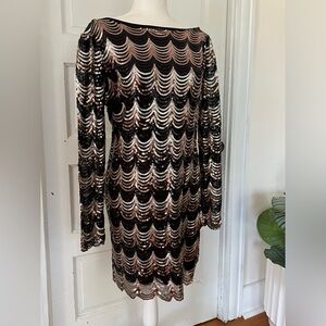 Charlotte Russe | Scalloped Sequin Dress